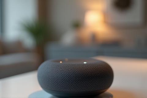 Voice assistant device in a smart home setting